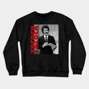 Alex Trebek - Retro Aesthetic Fan Art Crewneck Sweatshirt